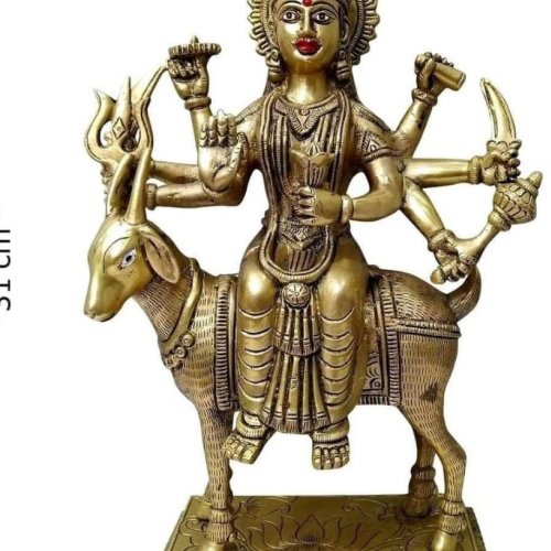 Brass Meldi Mata Statue