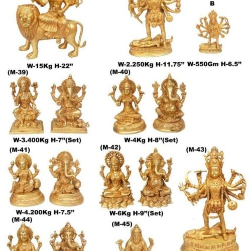 Traditional Brass God Murti