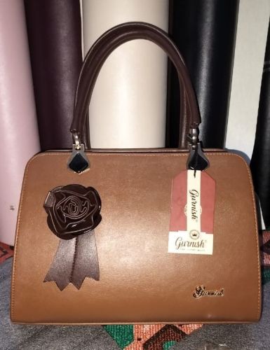 Brown Classic Ladies Hand Bag