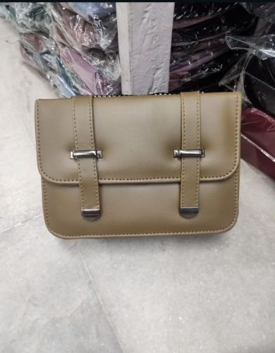Classic Khaki Ladies Shoulder Bag