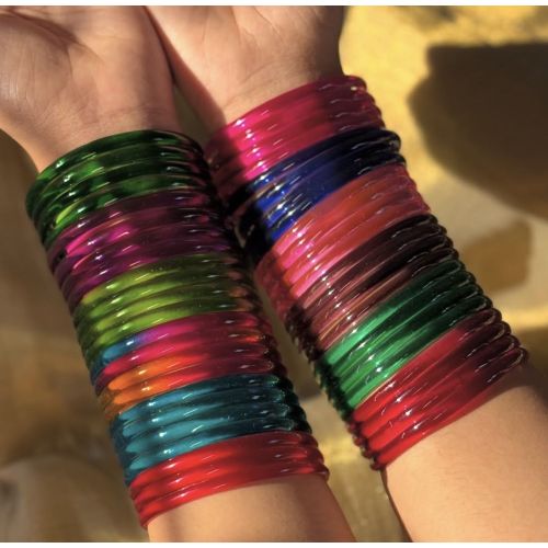 Multicolor Glossy Bangles