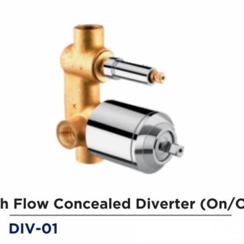 DIV-01 Brass High Flow Concealed Diverter