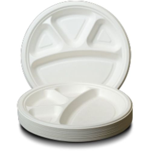12 Inch Bagasse 4CP Round Plate