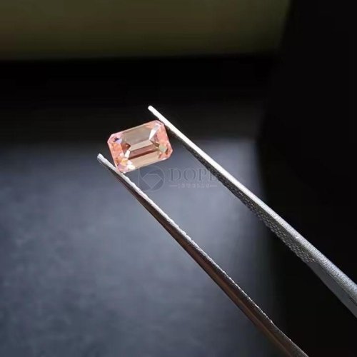 0.60 Carat Light Pink Lab Grown Emerald Diamond