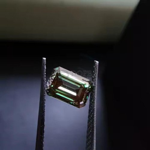 0.92 Carat CVD Lab Grown Emerald Cut Diamond