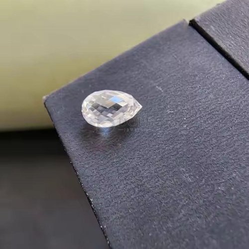 0.94 Carat Pear Briolette White Lab Grown Diamond