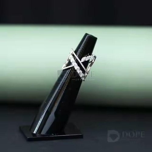 Cross Shape Design Baguette Diamond Hip Hop Ring