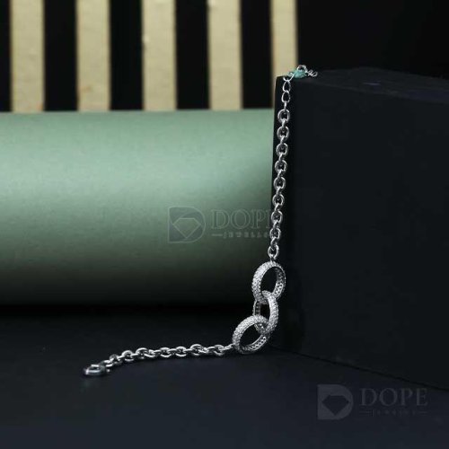 Ladies Charm Moissanite Lab Grown Diamond Bracelet