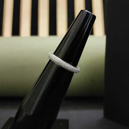 Sterling Silver Diamond Eternity Band Ring