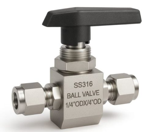 SS316 Tube End Ball Valve 1/4\