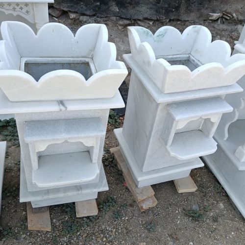 Marble Tulsi Stand