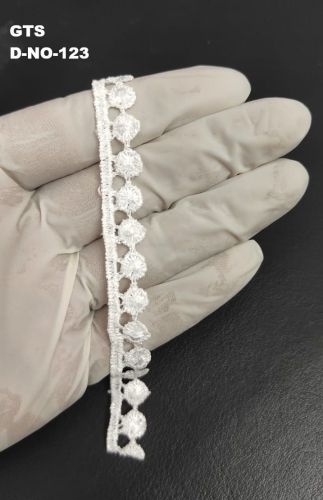 White Craft Polyester GPO Lace Trim