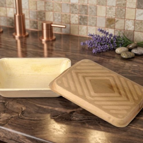 Areca Palm Leaf Rectangular Meal Packing Box Areca Palm Leaf Rectangular Meal Packing Box