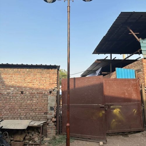 Victorian Mild Steel Decorative Street Light Pole