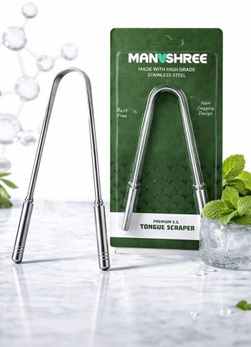 Rust Free Stainless Steel Tongue Scraper