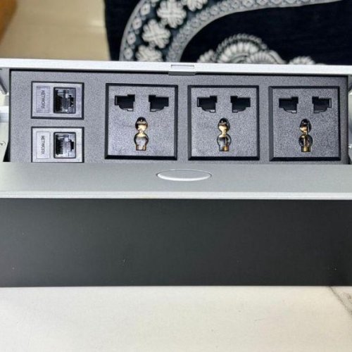 3 Socket Cable Cubby POP Up Box
