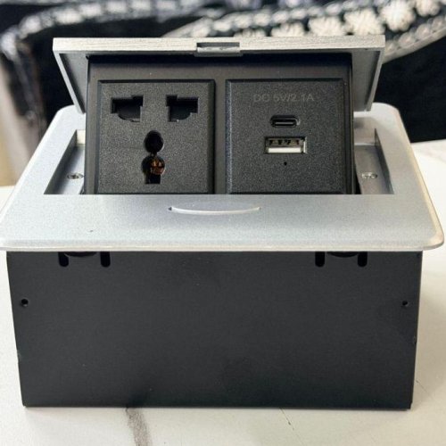 A077H POP Up Cable Cubby Box