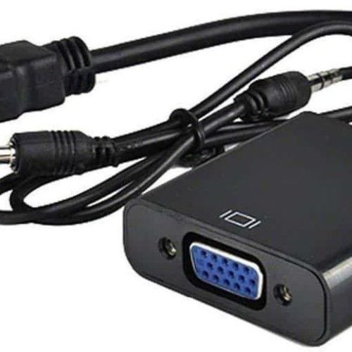HDMI to VGA Converter Adapter with Audio Support