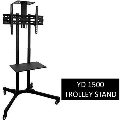 Metal Wheelbase TV Trolley Stand