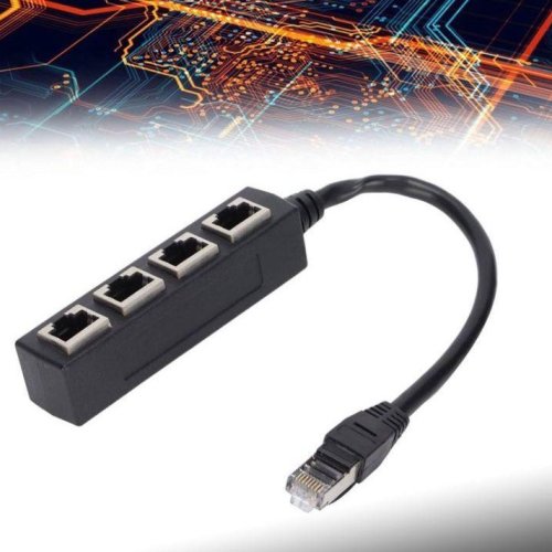 RJ45 Ethernet Splitter Adapter