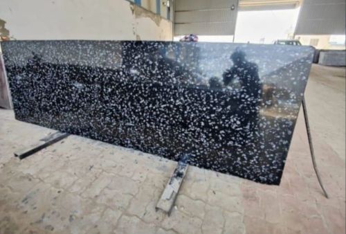 Coin Black Granite Slab