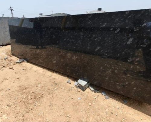 Pearl Black Granite Slab