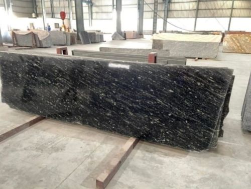 River Black Granite Slab