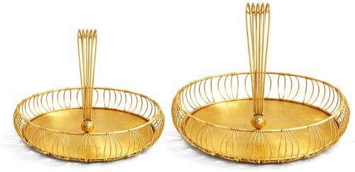 Stylish Poja Flower Iron Basket