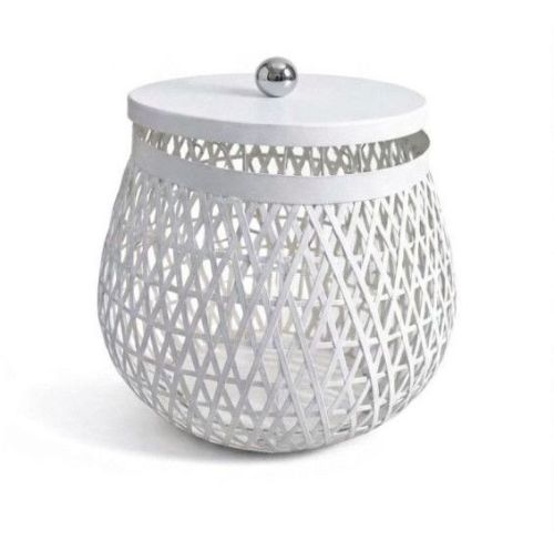 White Stylish Handmade Iron Fruit Basket
