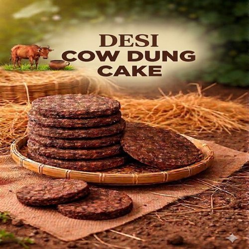 Desi Cow Dung Cake