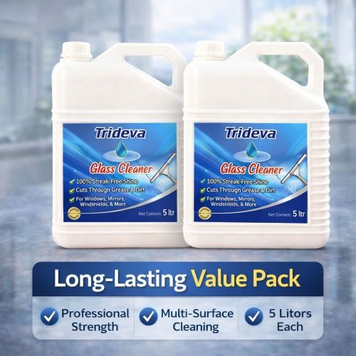 Trideva Pack of 2 Glass Cleaner