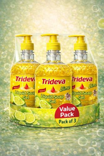 Trideva Pack of 3 Liquid Soap Gel