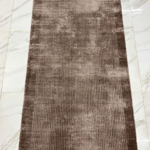 Brown Handwoven Runner Rug