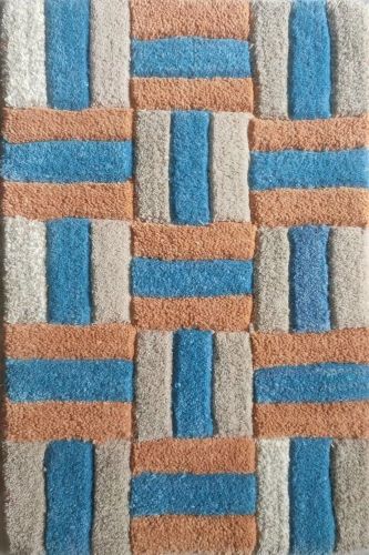 Designer Wool Geometric Pattern Rug
