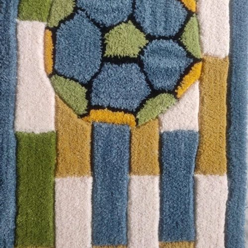 Hand Tufted Wool Geometric Rug
