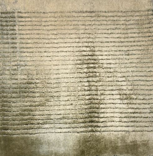 Moss Green Handwoven Runner Rug
