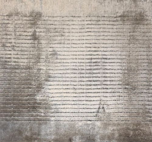 Silver Handwoven Runner Rug