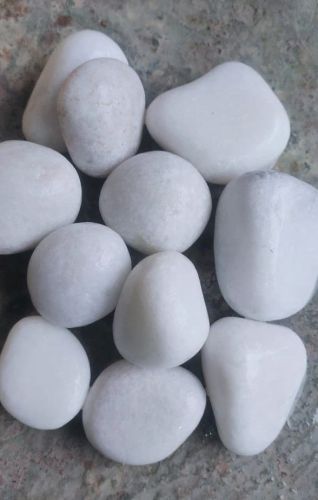 40-80 Mm Unpolished Quartz Pebbles