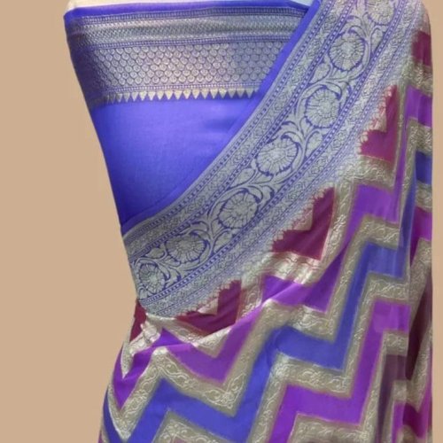 Pure Banarasi Khaddi Georgette Saree