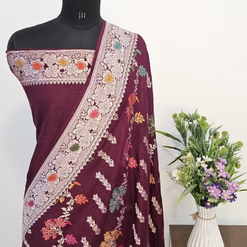 Traditional Banarasi Tussar Georgette Saree