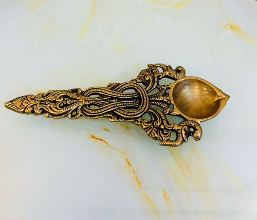 Handcrafted Brass Long Diya