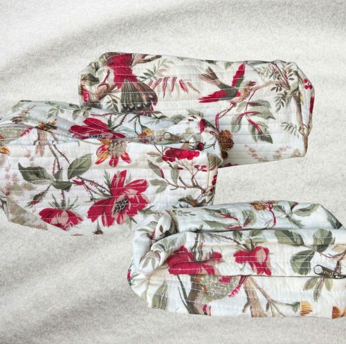 Travel Organizer Printed Pouch Set