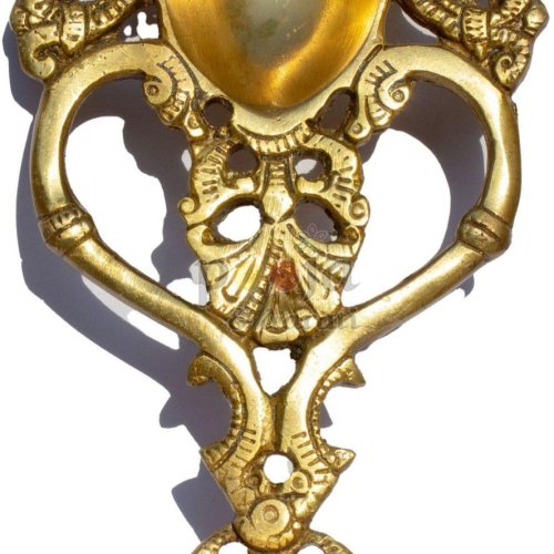 Traditional Ritual Brass Pooja Spoon