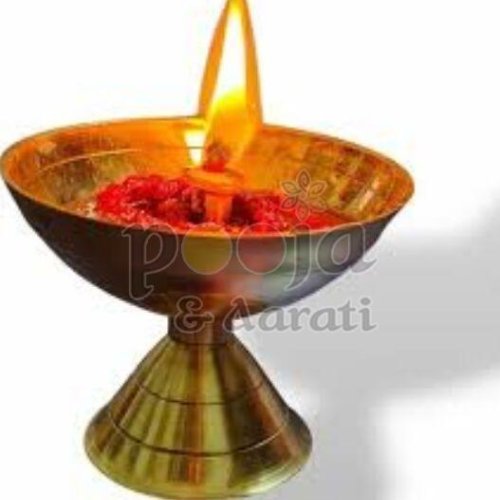 Traditional Temple Lighting Brass Pooja Diya