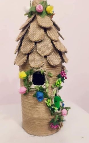 Jute Handmade Decorative Bird House