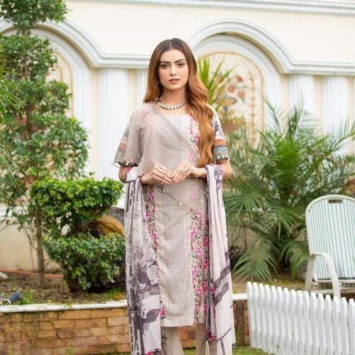 Ladies Designer Printed Kurti Palazzo Dupatta Set