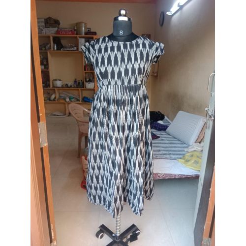 Casual Printed Ladies Frock