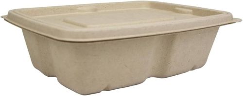 1000ml Bagasse Takeaway Food Container with Lid