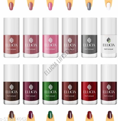 Ellicia Light Shade Long Lasting Nail Lacquer