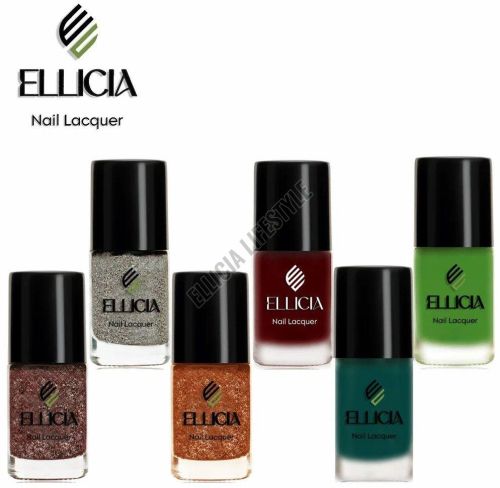 Ellicia Multicolor Matte Long Lasting Nail Lacquer